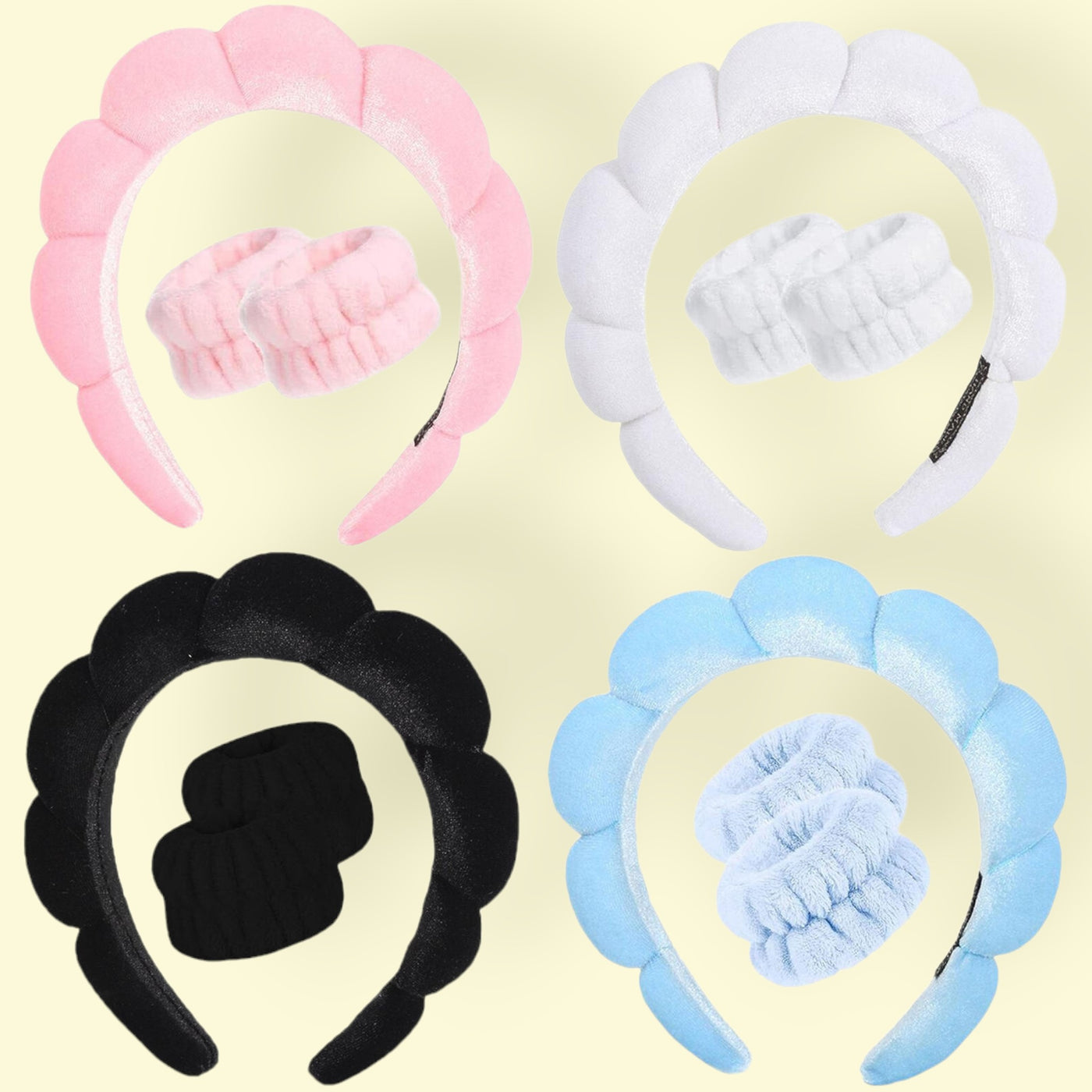 EffortlesSkinTherapy™ Spa Headband and Cuffs